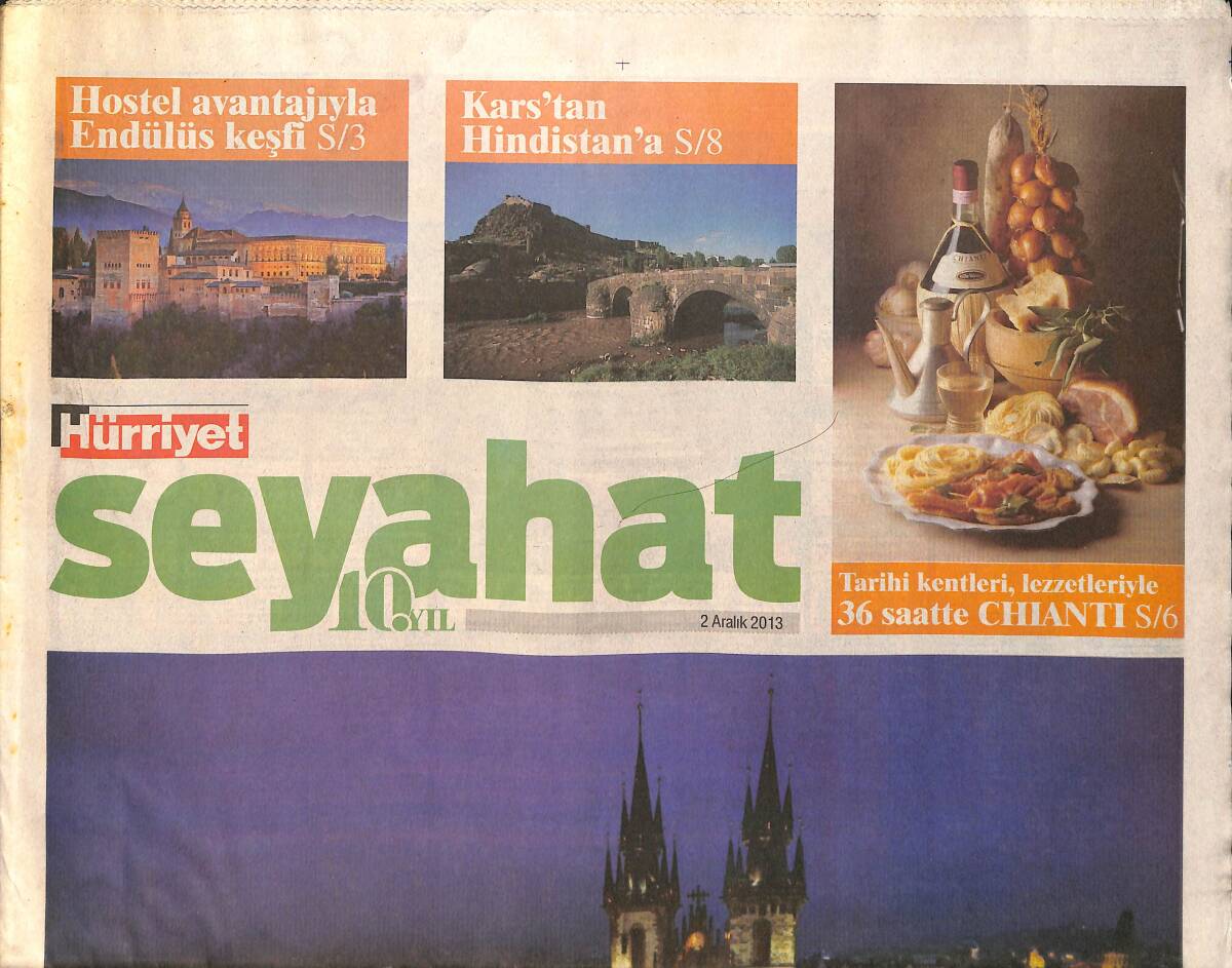 Hürriyet Gazetesi Seyahat Eki 2 Aralık 2013 - Avrupa'nın En Güzel 20 Noel Pazarı GZ154592 - 2