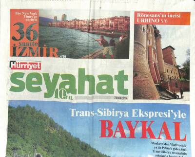 Hürriyet Gazetesi Seyahat Eki 2 Eylül 2013 - Atilla Dorsayın Tatil Sırları GZ104740 - 1