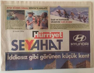 Hürriyet Gazetesi Seyahat Eki 20 Aralık 2004 - İddiasız Gibi Görünen Küçük KentNiğde GZ20182 - 1