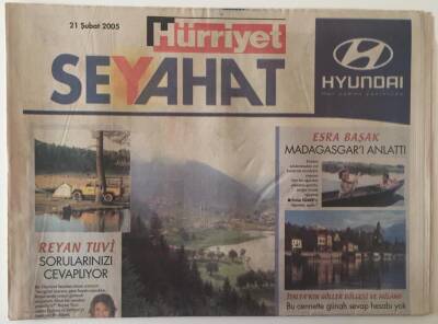 Hürriyet Gazetesi Seyahat Eki 21 Şubat 2005 - Türkiyenin Küçük Kaplıcaları GZ28320 - 1
