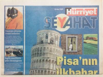 Hürriyet Gazetesi Seyahat Eki 23 Mart 2009 - Pisanın İlkbahar Mucizeleri GZ42756 - 1