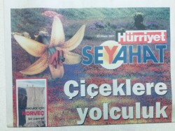 Hürriyet Gazetesi Seyahat Eki 23 Nisan 2007 - Çiçeklere Yolculuk GZ43384 - 2