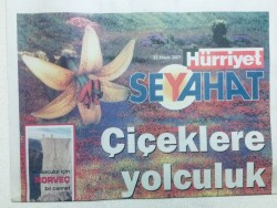 Hürriyet Gazetesi Seyahat Eki 23 Nisan 2007 - Çiçeklere Yolculuk GZ43384 - 1