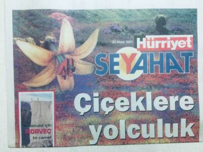 Hürriyet Gazetesi Seyahat Eki 23 Nisan 2007 - Çiçeklere Yolculuk GZ43384 - 1