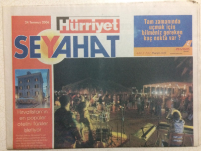 Hürriyet Gazetesi Seyahat Eki 24 Temmuz 2006 - Gençlerin Gönlünü Çelen Oteller GZ24745 - 1