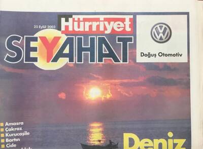 Hürriyet Gazetesi Seyahat Eki 25 Eylül 2003 - Deniz Kokan Evler Diyarı Karadeniz GZ36303 - 1