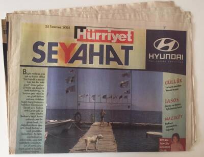 Hürriyet Gazetesi Seyahat Eki 25 Temmuz 2005 - Bodrumun Uzak Güzellikleri Güllük , İasos , Mazıköy GZ31418 - 1