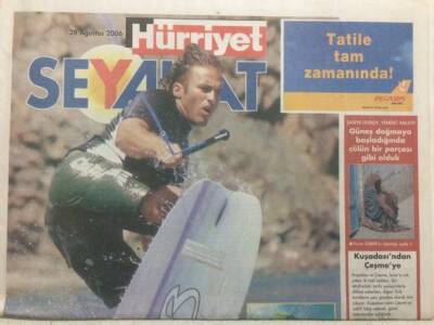 Hürriyet Gazetesi Seyahat Eki 28 Ağustos 2006 - Su Sporlarıyla Öne Çıkanlar GZ35713 - 1
