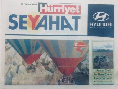 Hürriyet Gazetesi Seyahat Eki - 28 Haziran 2004 - Türkiyenin Parlayan Yıldızları GZ46695 - 1