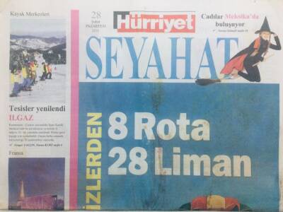Hürriyet Gazetesi Seyahat Eki 28 Şubat 2011 - 8 Rota 28 Liman GZ42284 - 1
