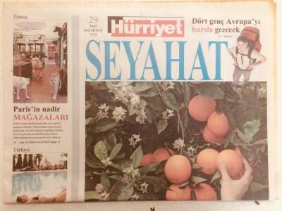 Hürriyet Gazetesi Seyahat Eki 29 Mart 2010 - Portakal Çiçeğine Yolculuk GZ40098 - 1