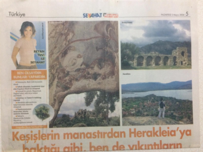 Hürriyet Gazetesi Seyahat Eki 3 Mayıs 2004 - Reyan Tuvi,Ben Olsam Bunları Yapardım GZ27485 - 1
