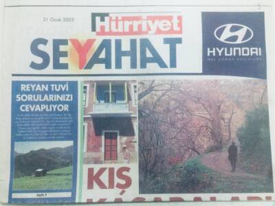 Hürriyet Gazetesi Seyahat Eki 31 Ocak 2005 - Kış Kasabaları GZ40438 - 1