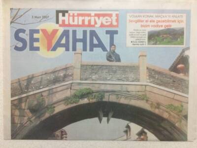 Hürriyet Gazetesi Seyahat Eki 5 Mart 2007 - Volkan Konak Maçkayı Anlattı GZ32943 - 1