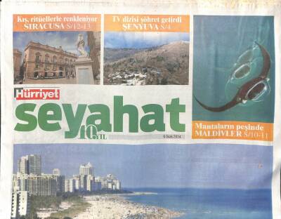 Hürriyet Gazetesi Seyahat Eki 6 Ocak 2014 - Mıamı GZ104914 - 1