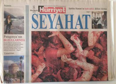 Hürriyet Gazetesi Seyahat Eki 8 Haziran 2009 - Yaz Festivalleri İspanyada Domates Savaşı Festivali , Rock Tutkunları Belçika da ... GZ26982 - 1