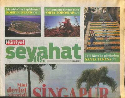 Hürriyet Gazetesi Seyehat Eki 14 Ekim 2013 - Mandelanın Hapishanesi Robben Island GZ113172 - 1