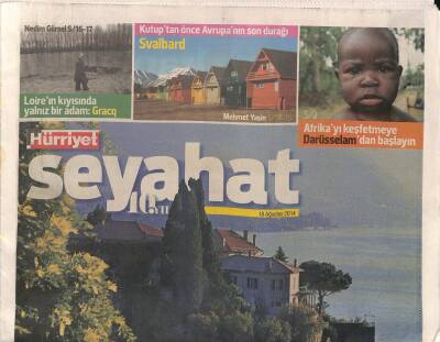 Hürriyet Gazetesi Seyehat Eki 18 Ağustos 2014 - Loireın Kıyısında Yalnız Bir Adam Gracq GZ117253 - 1