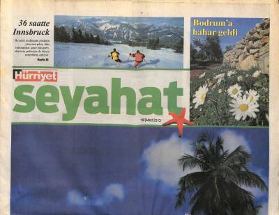 Hürriyet Gazetesi Seyehat Eki 18 Şubat 2013 - Başkent Malenin Camileri Mezar Taşları Mercandan - Rüya Ötesi Maldivler GZ116436 - 1