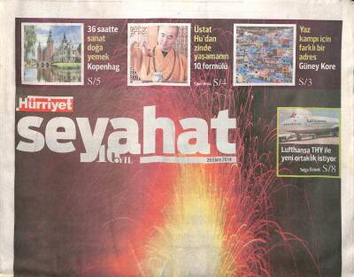 Hürriyet Gazetesi Seyehat Eki 20 Ekim 2014 - 36 Saatte Sanat,Doğa,Yemek,Kopenhag GZ105742 - 1