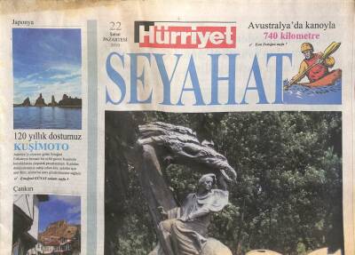 Hürriyet Gazetesi Seyehat Eki 22 Şubat 2010 - 120 Yıllık Dostumuz KUŞIMOTO GZ109907 - 1