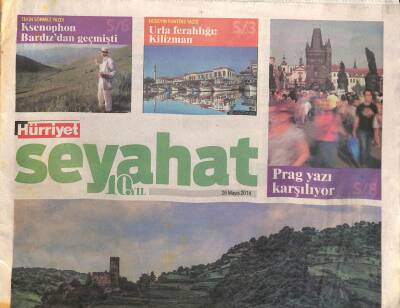 Hürriyet Gazetesi Seyehat Eki 26 Mayıs 2014 - Prag Yazı Karşılıyor-Barselonada Festival Başlıyor GZ105838 - 1