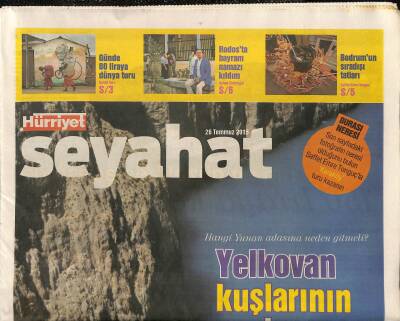 Hürriyet Gazetesi Seyehat Eki 26 Temmuz 2015 - Bodrumun Sıradışı Tatlıları - Karadenizin Damak Çatlatan Durakları GZ116972 - 1