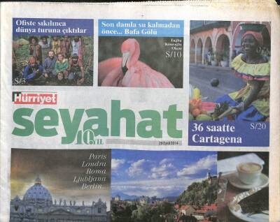 Hürriyet Gazetesi Seyehat Eki 29 Eylül 2014 - Eylem Yıldızın Favori Mekanları GZ105286 - 1