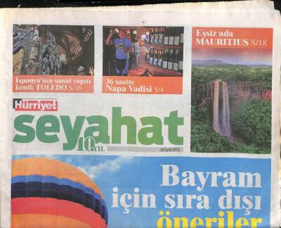 Hürriyet Gazetesi Seyehat Eki 30 Eylül 2013 - İspanyanın Sanat Yapıtı Kenti TOLEDO GZ105274 - 1