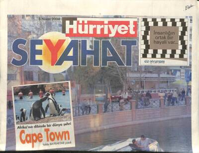 Hürriyet Gazetesi Seyehat Eki 5 Nisan 2004 - Porsuk Ve Kıyısında Kentin Yeni Yüzü GZ84864 - 1