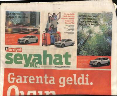 Hürriyet Gazetesi Seyehat Eki 9 Haziran 2014 - Mavi Bayrakta Bölge Lideri MERSİN GZ105854 - 1