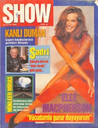 Hürriyet Gazetesi Show Dergisi 24 Ocak 1993 Sayı 44 - Sadri Alışık - Elle Macpherson - Zerrin Özer - Nilüfer Açıkalın - Marco Van Basten - Paul Newman NDR88135 - Gökçekoleksiyon
