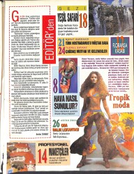 Hürriyet Gazetesi Show Dergisi 28 Şubat 1993 Sayı:49 - Hülya Uğur İle Hav Durumu - Karadenizde Yeşil Safari - Gianni Versace NDR87813 - 1