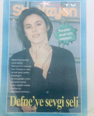 Hürriyet Gazetesi Sinevizyon Eki 28 Temmuz 200 - Defne Samyeliye Sevgi Seli GZ42274 - 1