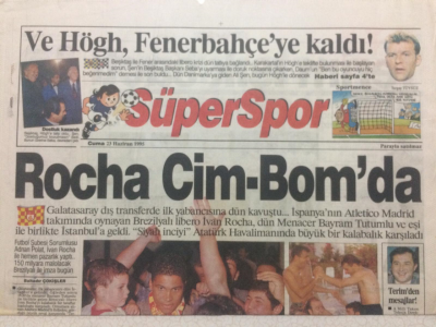 Hürriyet Gazetesi Süper Spor Eki 23 Haziran 1995 - Rocha Cim-Bomda GZ23128 - 1