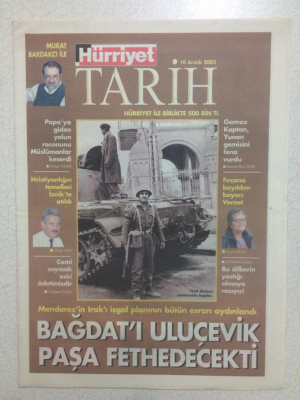 Hürriyet Gazetesi Tarih Eki 10 Aralık 2003 - Bağdatı Uluçevik Paşa Fethedecekti GZ23796 - 1