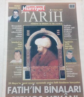 Hürriyet Gazetesi Tarih Eki 15 Haziran 2005 - Fatihin Binaları Serhoş Mekanı GZ46962 - 1