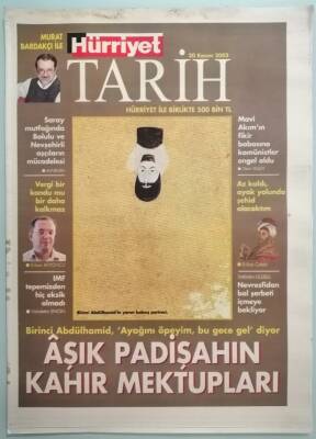 Hürriyet Gazetesi Tarih Eki 20 Kasım 2002 Aşık Padişahın Kahır Mektupları -GZ37101 - 1