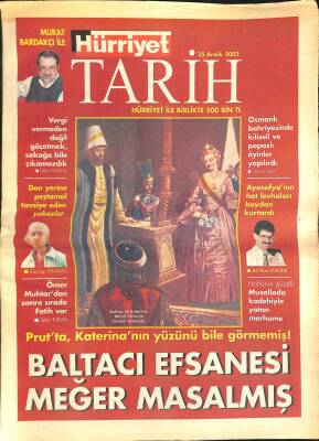 Hürriyet Gazetesi Tarih Eki 25 Aralık 2002 - Osmanlı Bahriyesinde Kiliseli Ve Papazlı Ayinler Yapılırdı GZ116167 - 1
