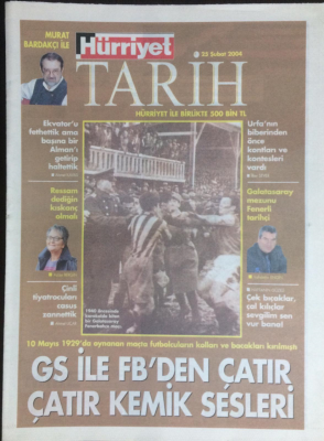 Hürriyet Gazetesi Tarih Eki 25 Şubat 2004 - Ekvatoru Fethettik Ama Başına Almanı Getirip Haltettik GZ23004 - 1