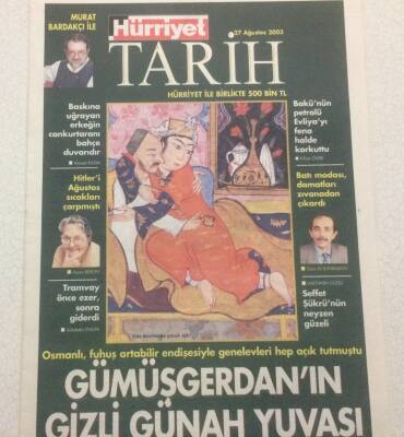 Hürriyet Gazetesi Tarih Eki 27 Ağustos 2003 - Gümüşgerdanın Gizli Günah Yuvası GZ47895 - 1