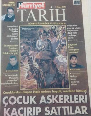 Hürriyet Gazetesi Tarih Eki 4 Mayıs 2005 - Çocuk Askerleri Kaçırıp Sattılar GZ46963 - 1