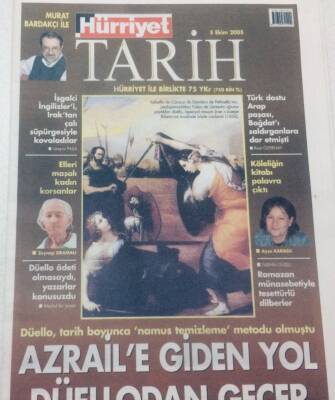 Hürriyet Gazetesi Tarih Eki 5 Ekim 2005 - Azraile Giden Yol Düellodan Geçer GZ46960 - 1