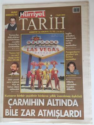 Hürriyet Gazetesi Tarih Eki - 7 Eylül 2005 - Kumarın Binbir Çeşidinin Binlerce Yıllık İnanılmaz Öyküsü - GZ43535 - 2