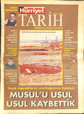 Hürriyet Gazetesi Tarih Eki 8 Ocak 2003 - Musulu Usul Usul Kaybettik - Kuzey Afrikada Kalan Kuloğlu denilen Soydaşlarımız GZ116165 - 1