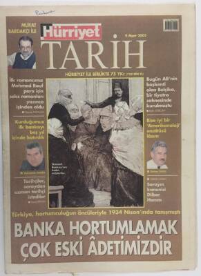 Hürriyet Gazetesi Tarih Eki 9 Mart 2005 - Türkiye , Hortumculuğun Öncüleriyle 1934 Nisanında Tanışmıştı GZ16886 - 1