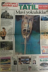Hürriyet Gazetesi Tatil Eki 28 Mayıs 1996 -Mavi Yolculuklar GZ45402 - 1