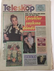Hürriyet Gazetesi Teleskop Eki 13 - 19 Aralık - Kadir İnanır TRTden Yanıt Bekliyor GZ13587 - 2