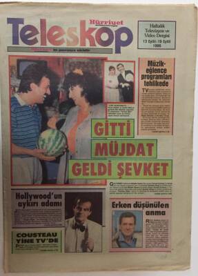 Hürriyet Gazetesi Teleskop Eki - 13 -19 Eylül 1986 - Gitti Müjdat Geldi Şevket Perihan Kutman Eşini Buldu GZ25331 - 1