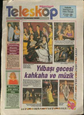 Hürriyet Gazetesi Teleskop Eki - Marilyn Monroeyu Yok Eden Film GZ115220 - 1